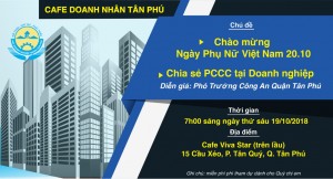 Cafe Doanh Nhân Tân Phú tháng 10