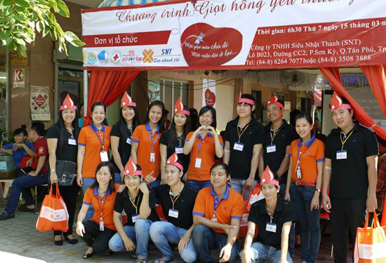 Công Đoàn Công Ty TNHH Siêu Nhật Thanh tổ chức thành công ngày hội hiến máu nhân đạo