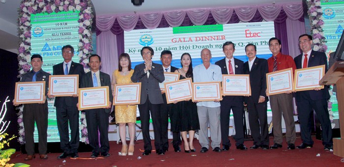 Lễ Kỷ niệm 10 năm ngày thành lập Hội Doanh nghiệp quận Tân Phú 2006 -2016