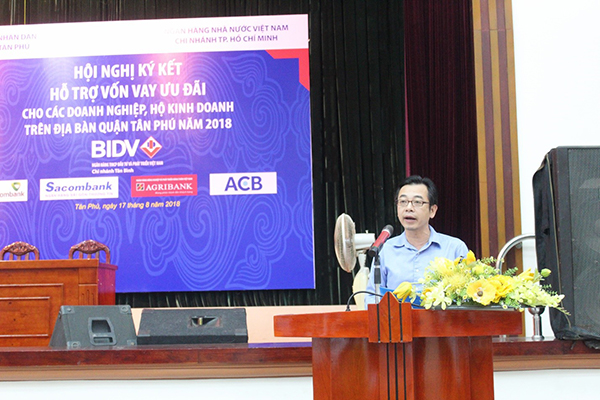 Ông Phạm Minh Mẫn, UV Thường trực, Phó chủ tịch UBND quận Tân Phú